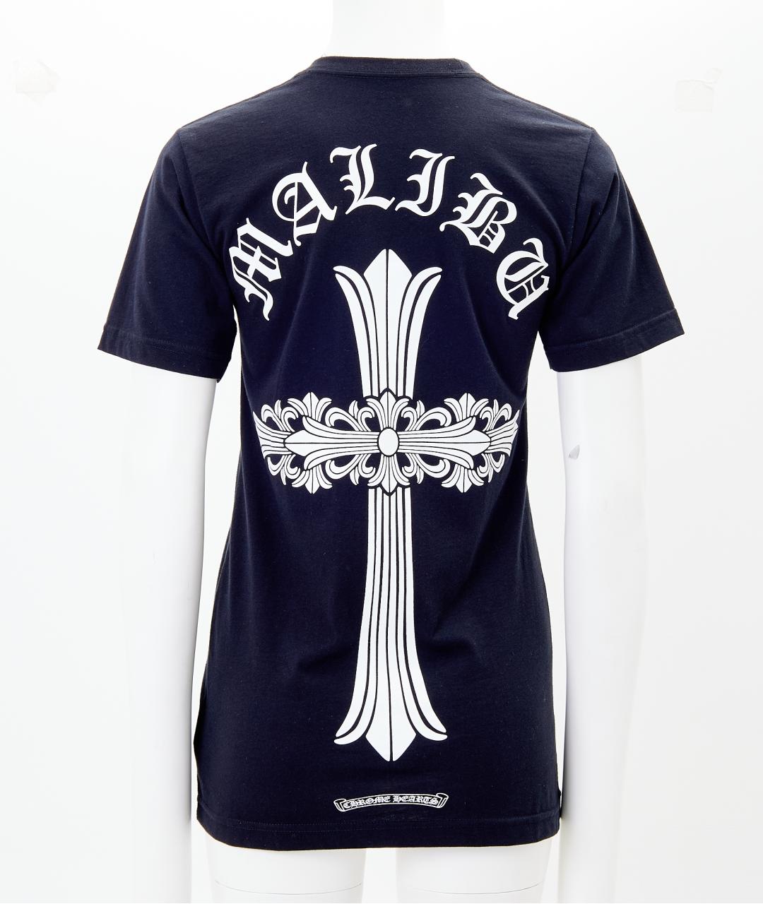 CHROME HEARTS Черная хлопковая футболка, фото 2