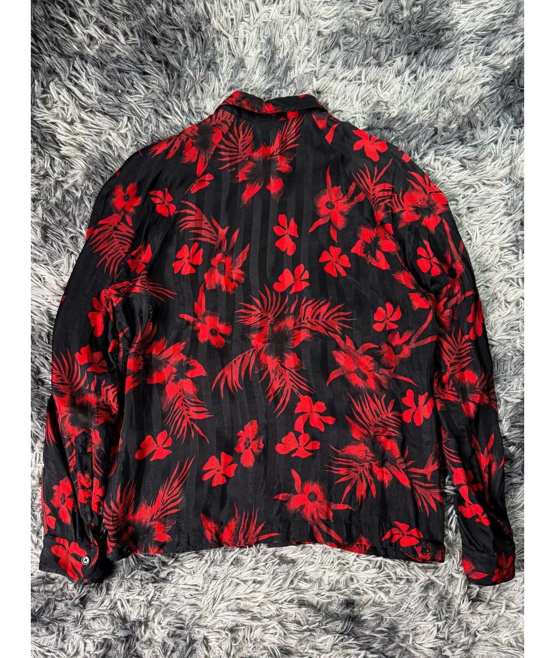 DRIES VAN NOTEN Красная кэжуал рубашка, фото 4