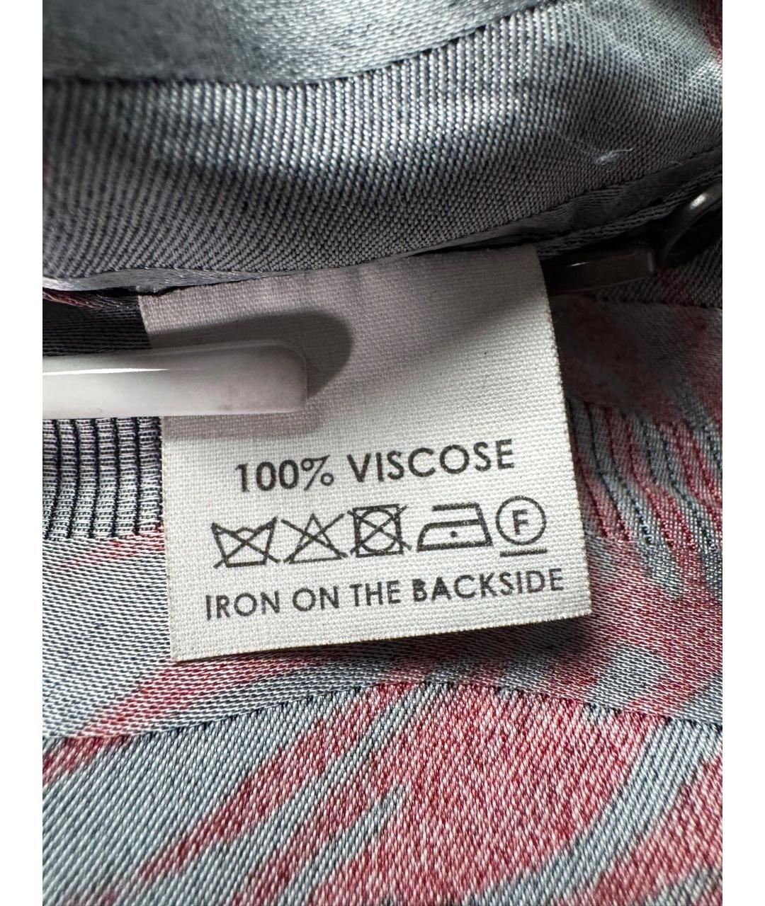 DRIES VAN NOTEN Красная кэжуал рубашка, фото 5