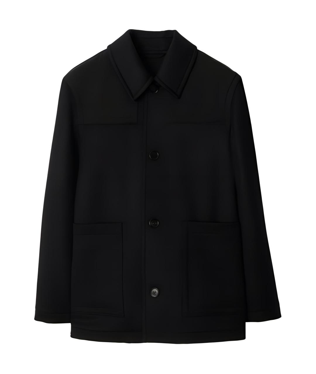 BURBERRY Черное пальто, фото 1