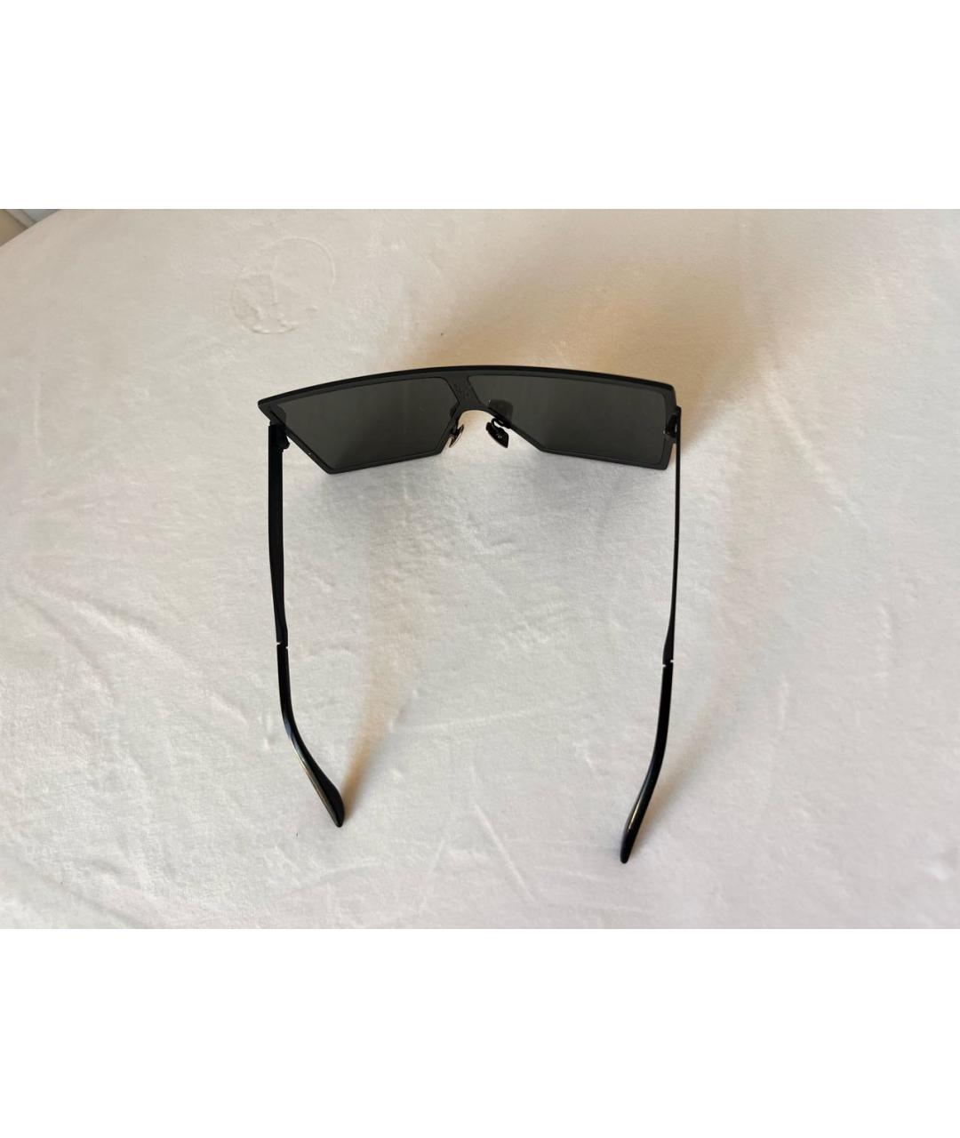 SAINT LAURENT Черные пластиковые солнцезащитные очки, фото 2