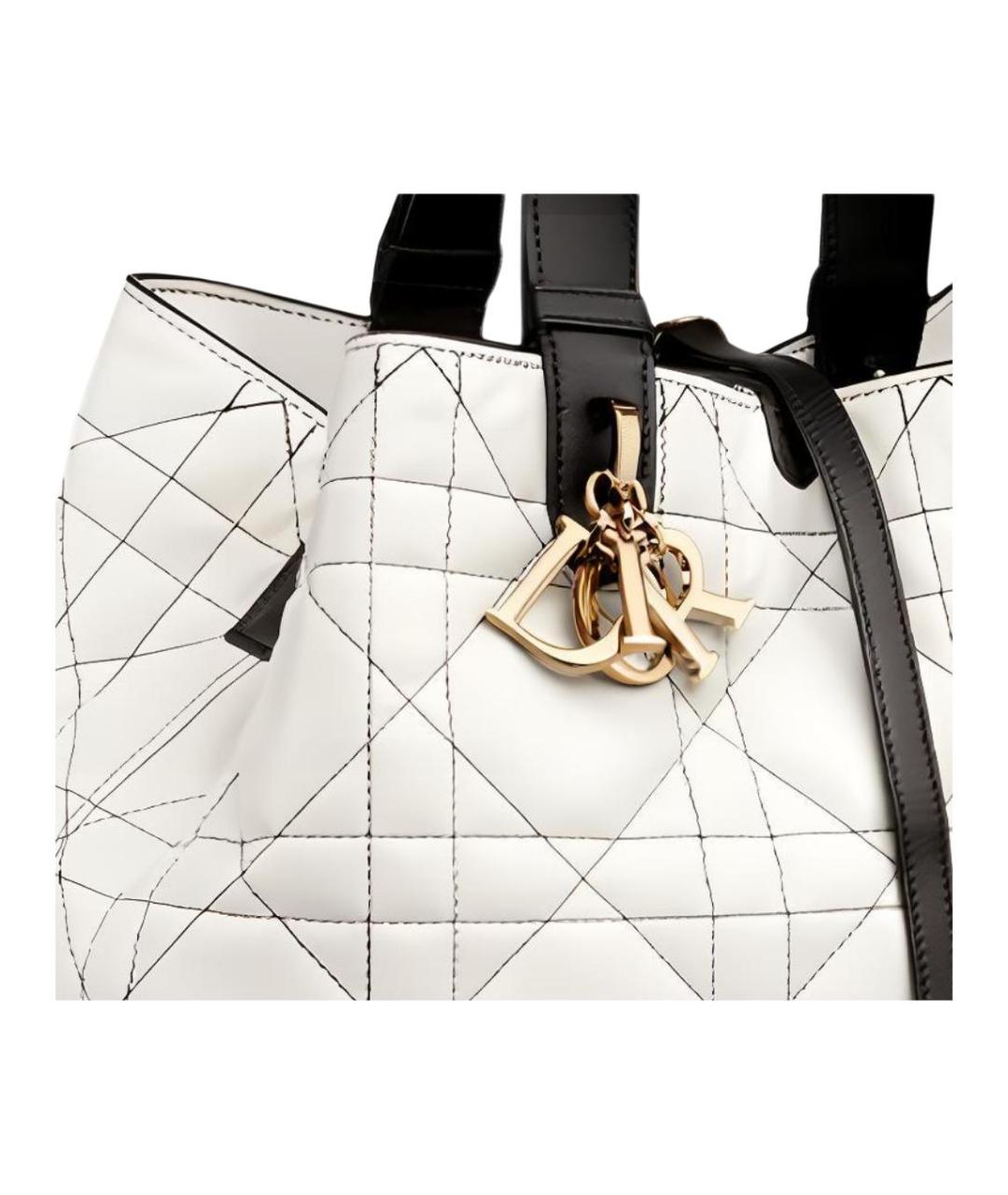 CHRISTIAN DIOR Белая сумка через плечо, фото 5
