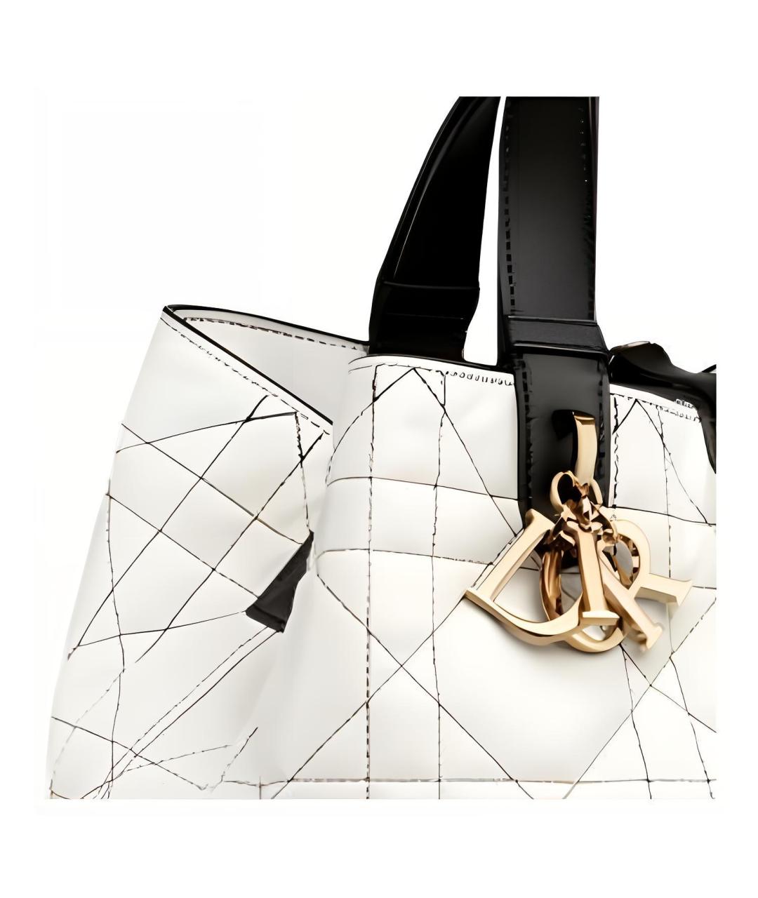 CHRISTIAN DIOR Белая сумка через плечо, фото 3