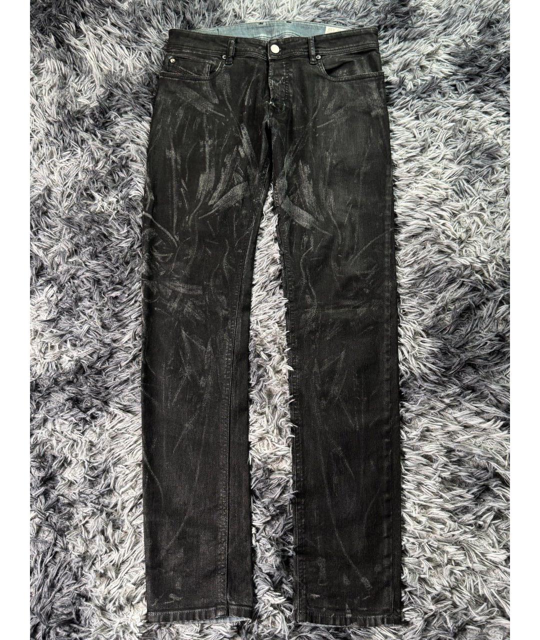 DIESEL Черные хлопковые джинсы скинни, фото 5