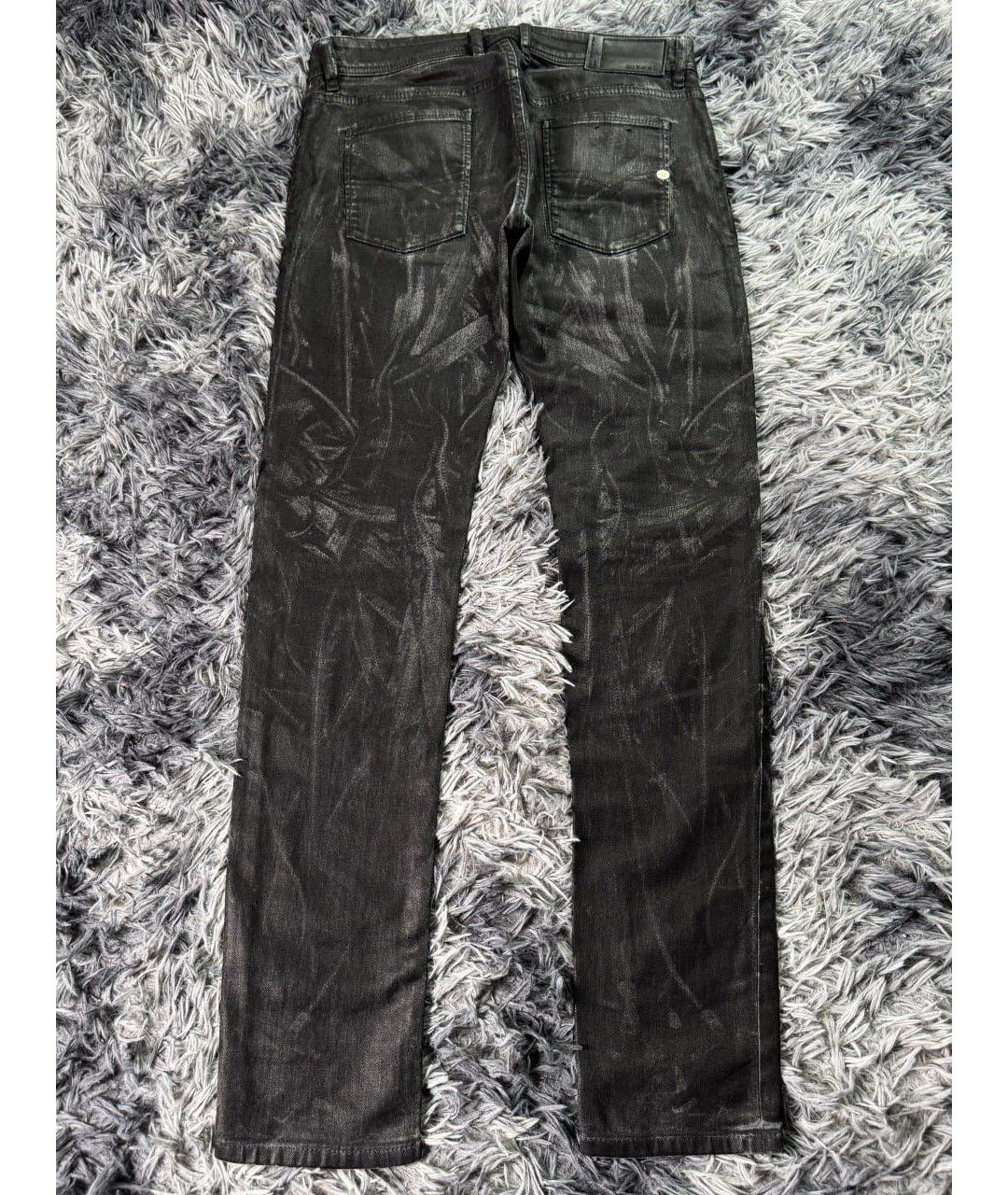 DIESEL Черные хлопковые джинсы скинни, фото 2