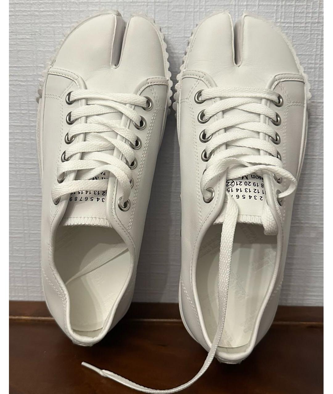 MAISON MARGIELA Белые кеды, фото 3
