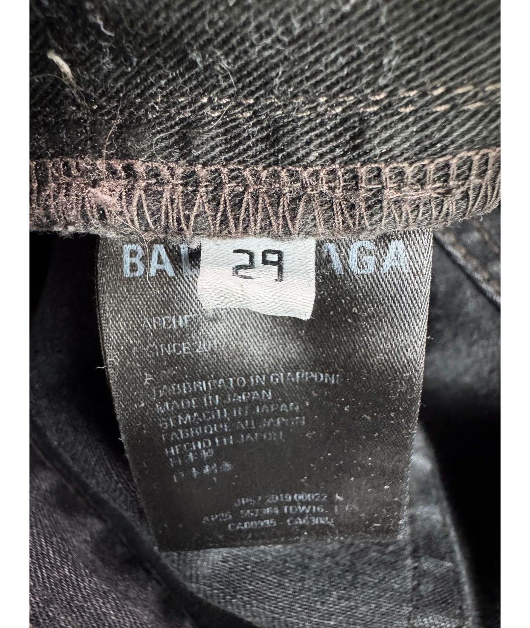 BALENCIAGA Серые хлопковые джинсы, фото 7