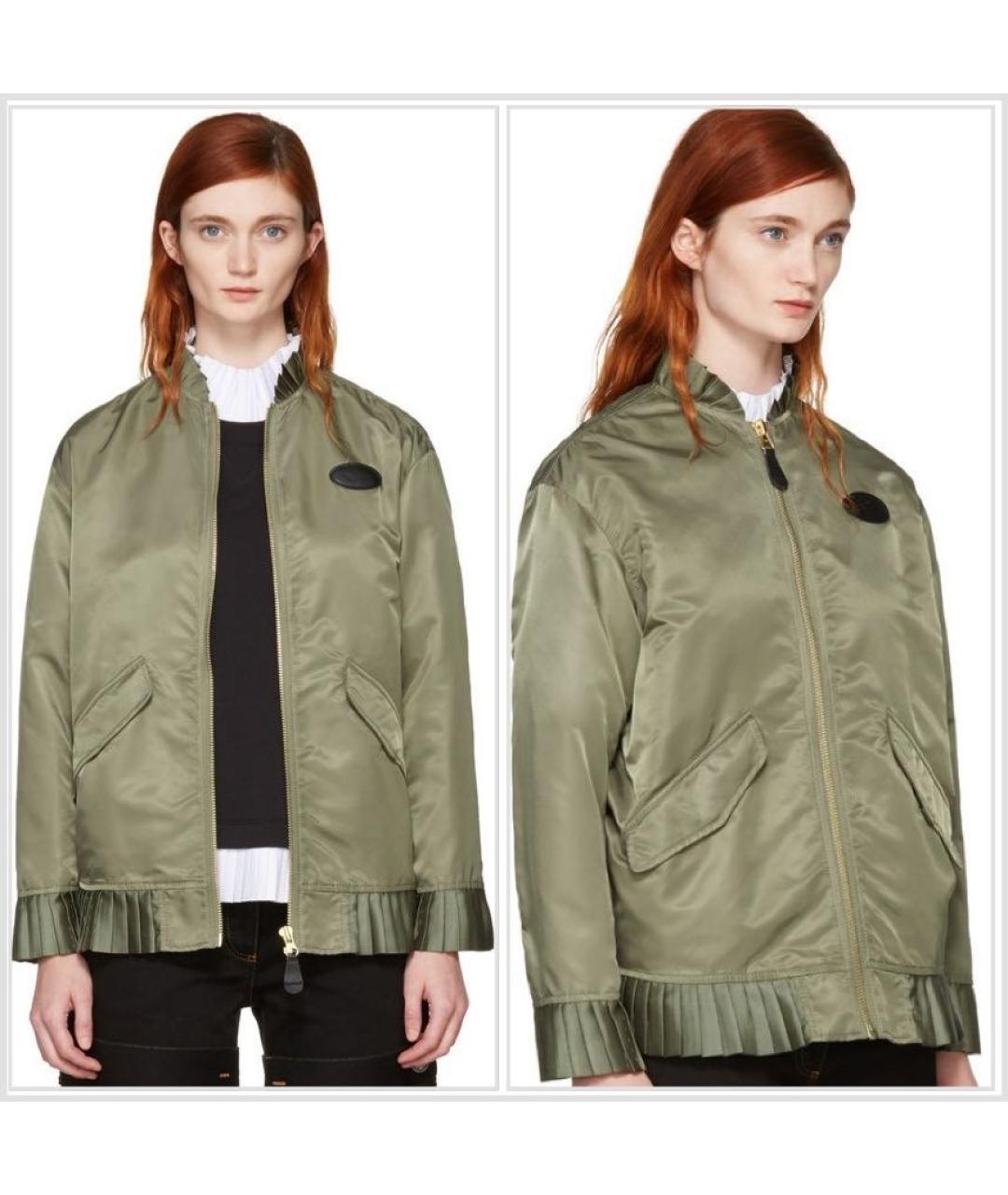 MM6 MAISON MARGIELA Хаки полиамидовая куртка, фото 3
