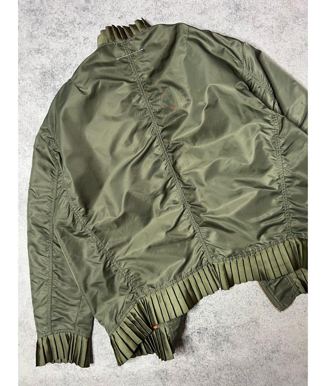 MM6 MAISON MARGIELA Хаки полиамидовая куртка, фото 6