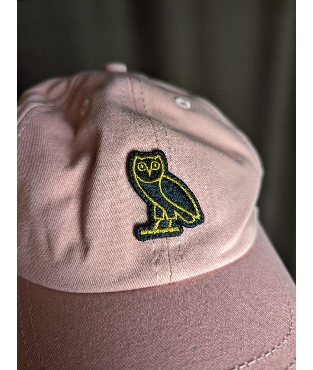 OVO by Drake Розовая хлопковая кепка/бейсболка, фото 3
