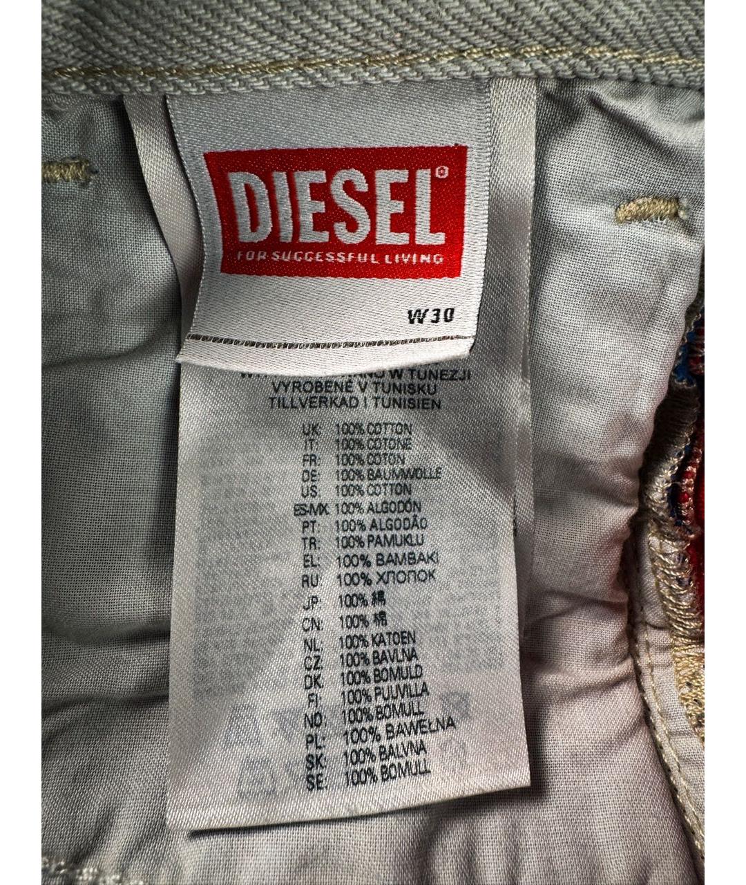 DIESEL Мульти хлопковые джинсы скинни, фото 6