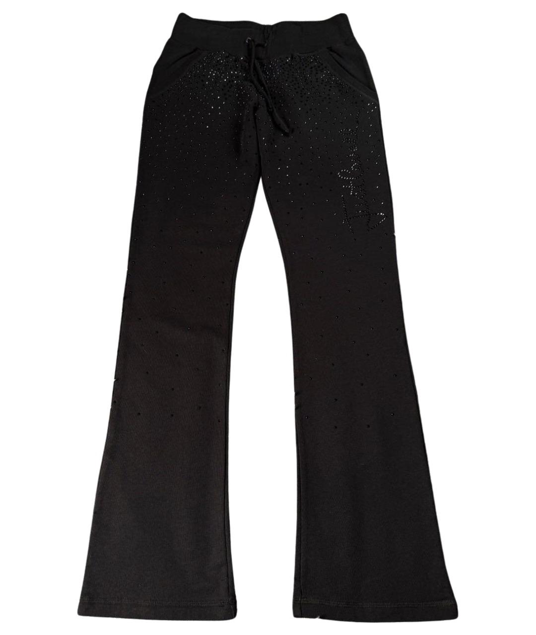 JUST CAVALLI Черные хлопковые спортивные брюки и шорты, фото 1