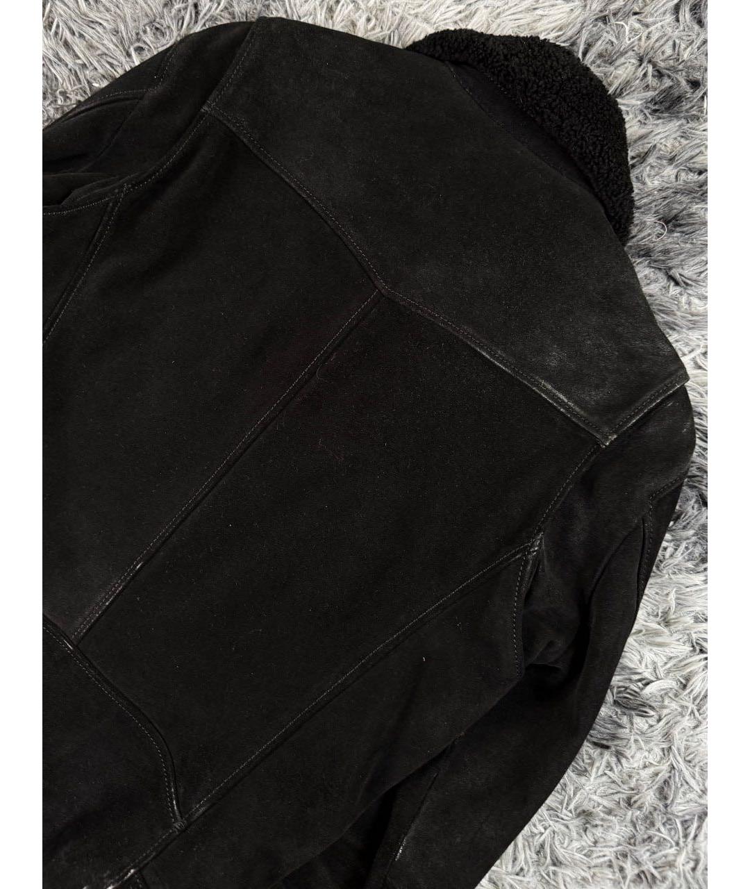THE KOOPLES Черная кожаная куртка, фото 3