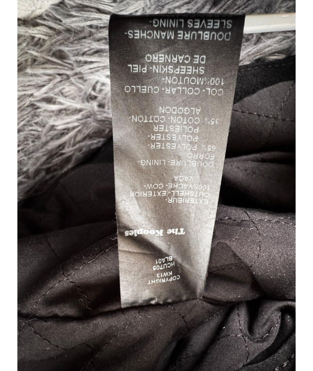 THE KOOPLES Черная кожаная куртка, фото 6