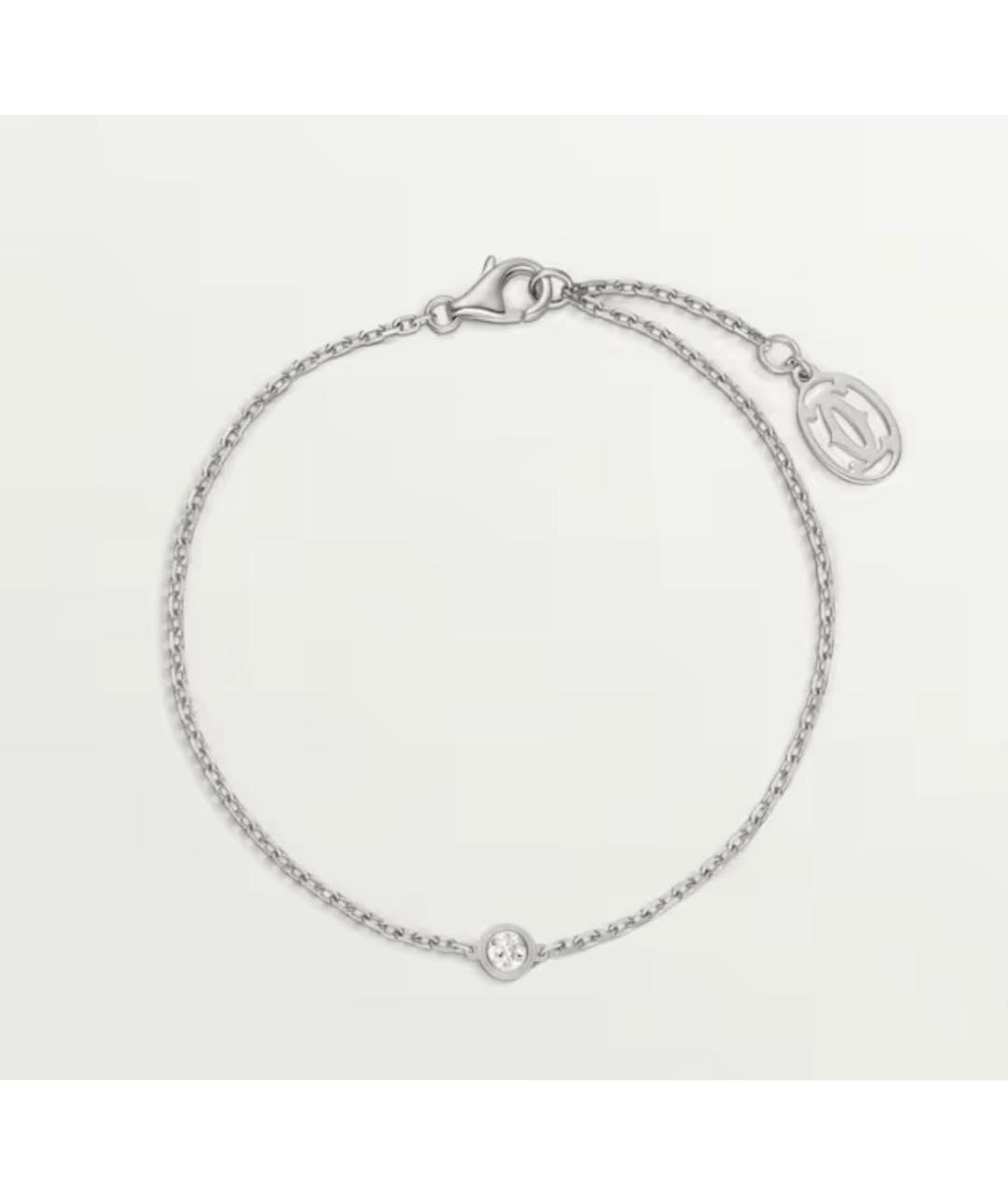 CARTIER Серебряный браслет из белого золота, фото 7