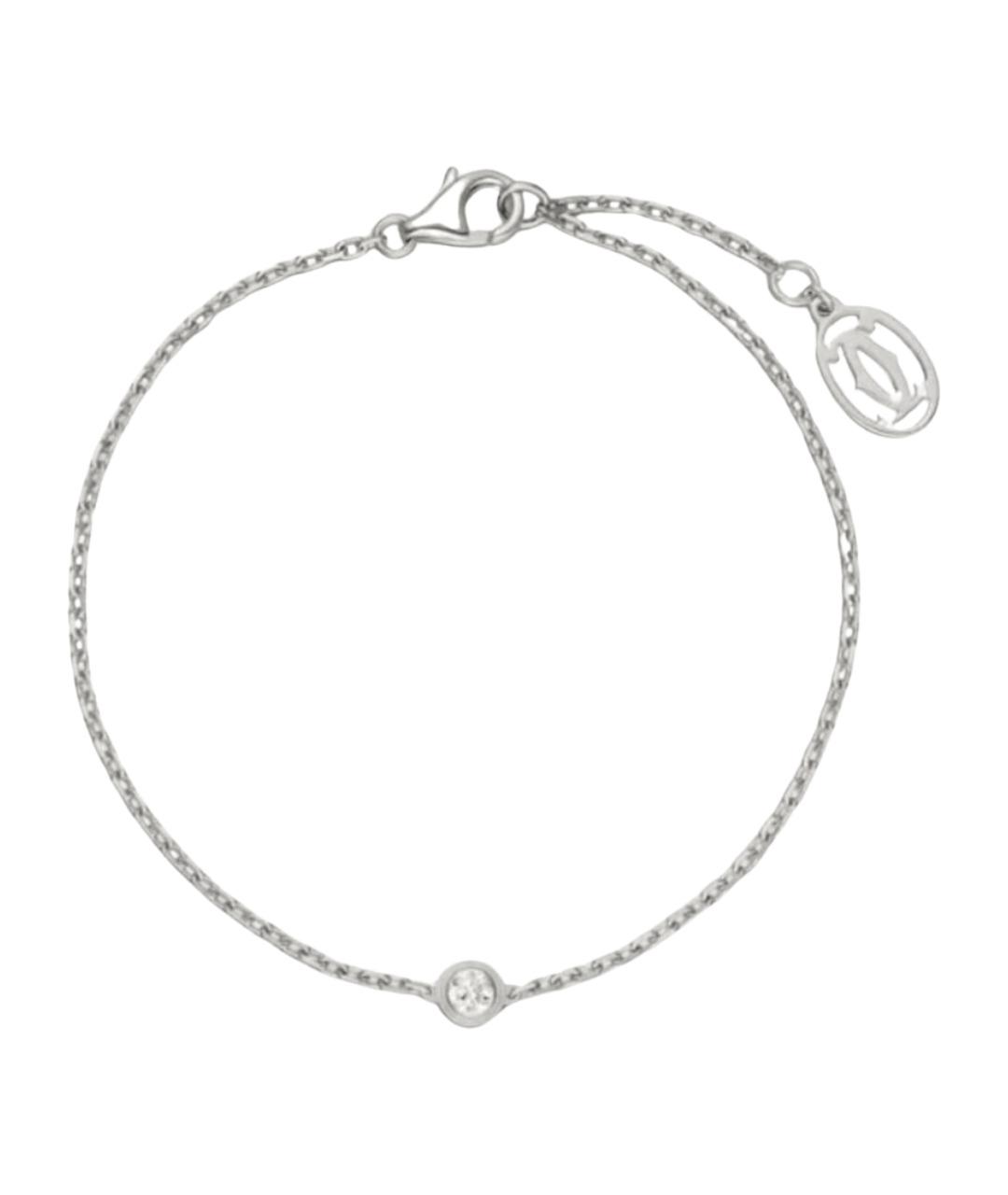 CARTIER Серебряный браслет из белого золота, фото 1