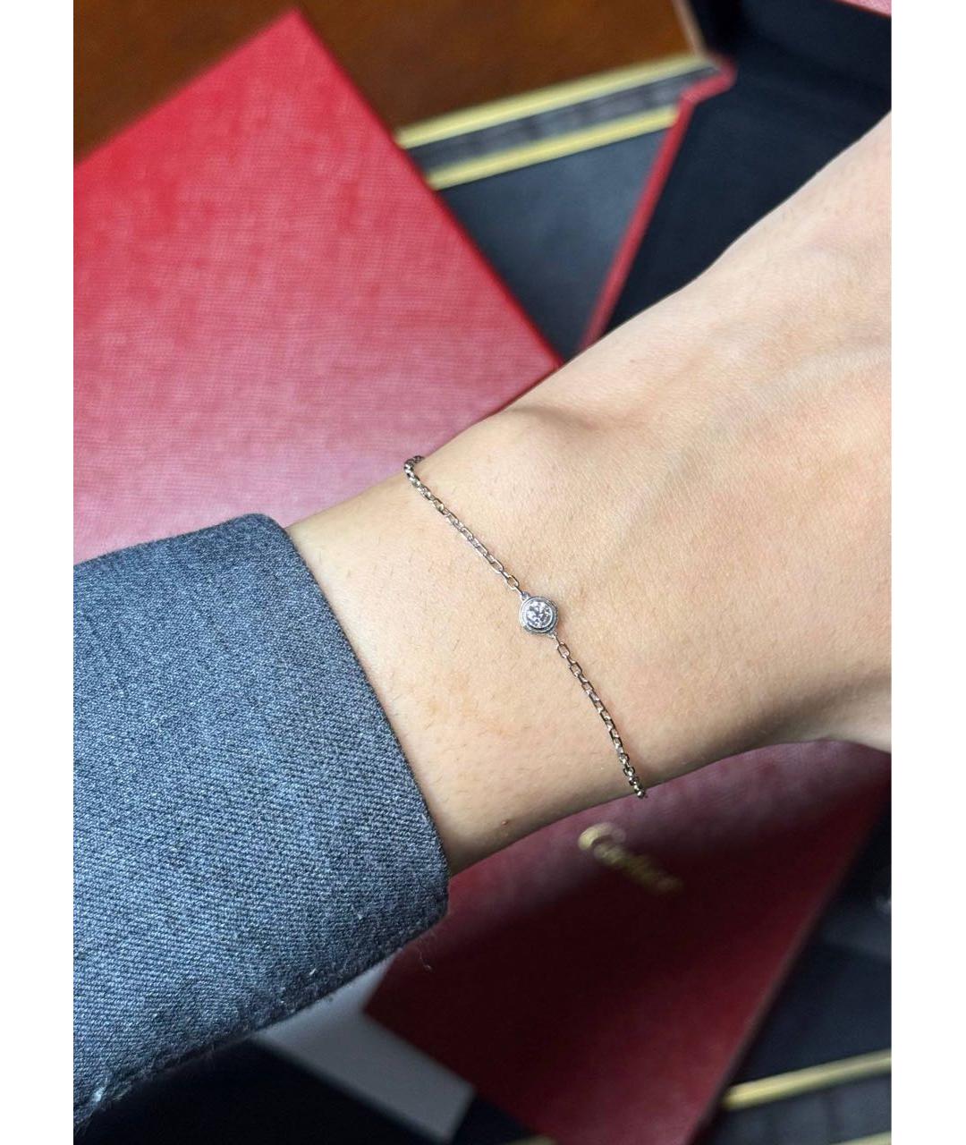 CARTIER Серебряный браслет из белого золота, фото 4