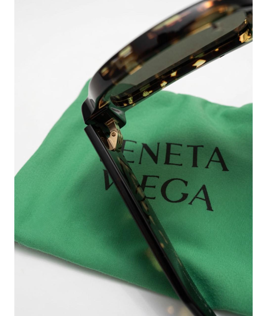 BOTTEGA VENETA Черные пластиковые солнцезащитные очки, фото 3