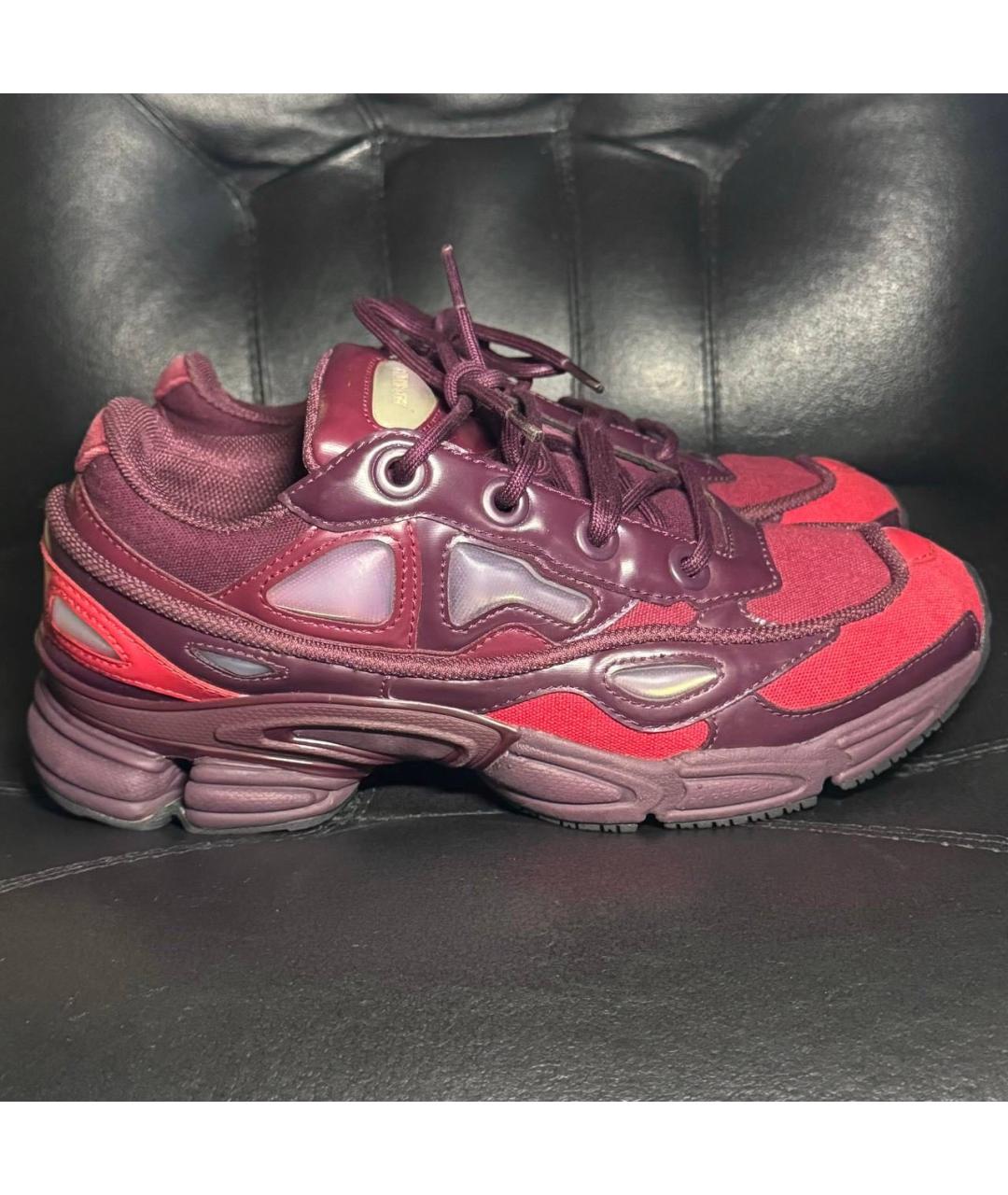 ADIDAS X RAF SIMONS Черные текстильные низкие кроссовки / кеды, фото 9