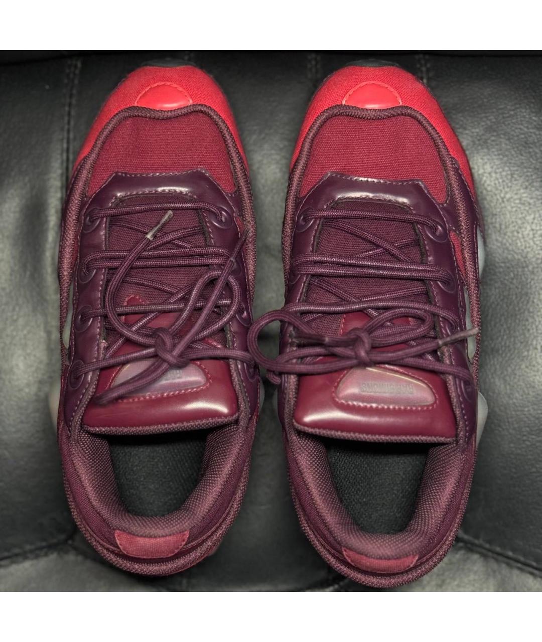 ADIDAS X RAF SIMONS Черные текстильные низкие кроссовки / кеды, фото 6