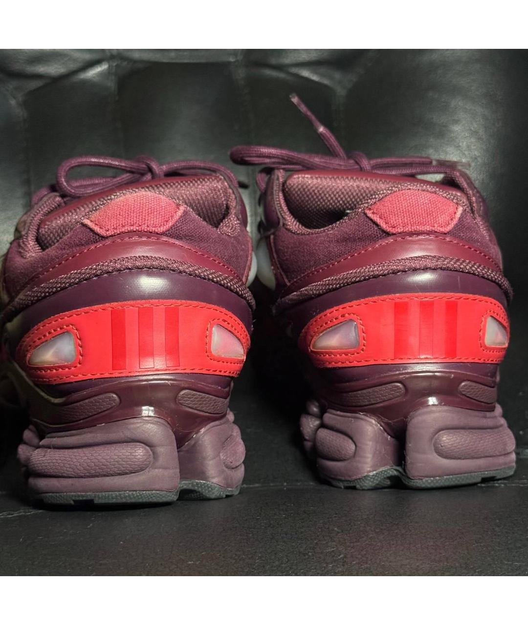 ADIDAS X RAF SIMONS Черные текстильные низкие кроссовки / кеды, фото 2