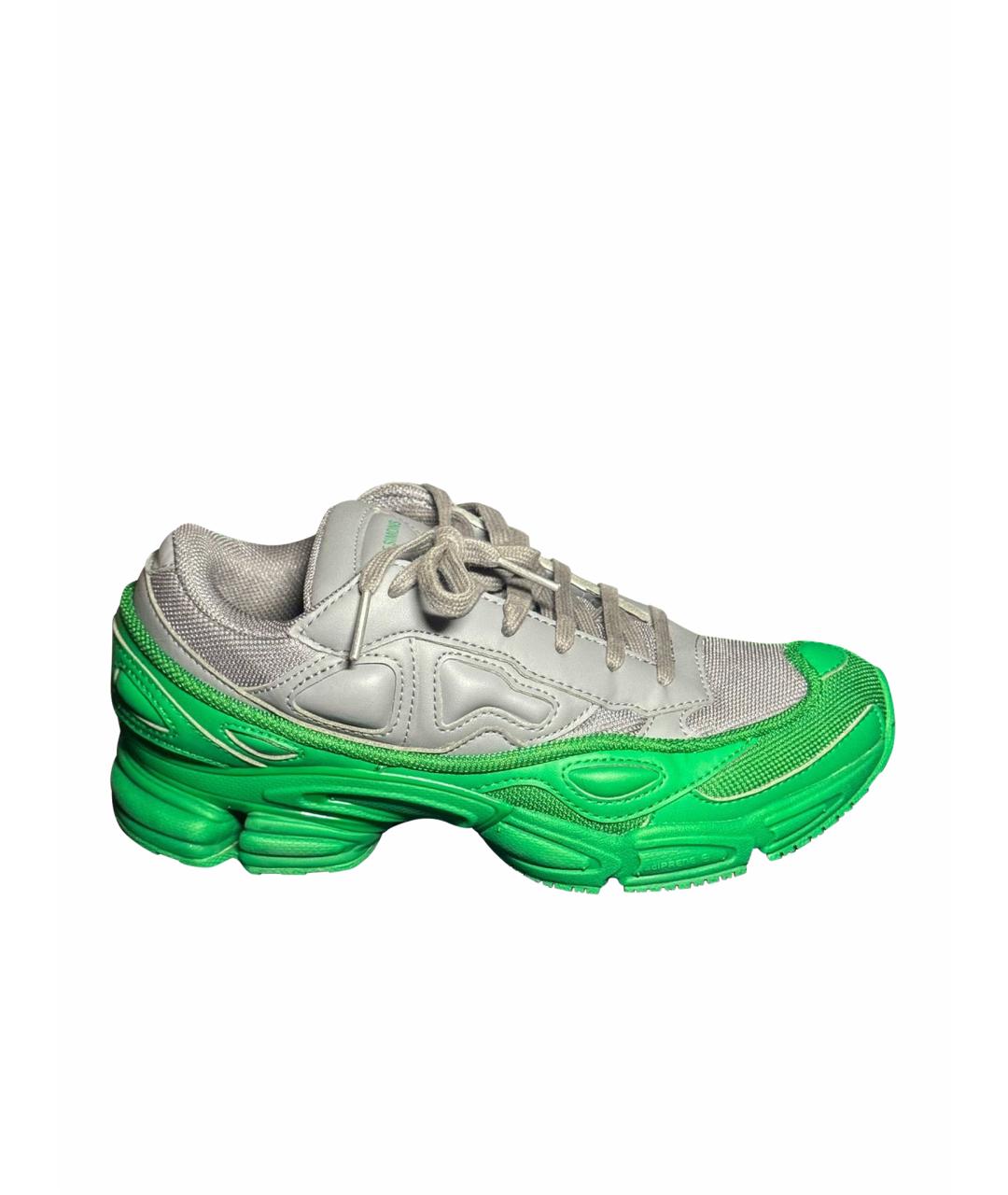 ADIDAS X RAF SIMONS Зеленые текстильные кроссовки, фото 1