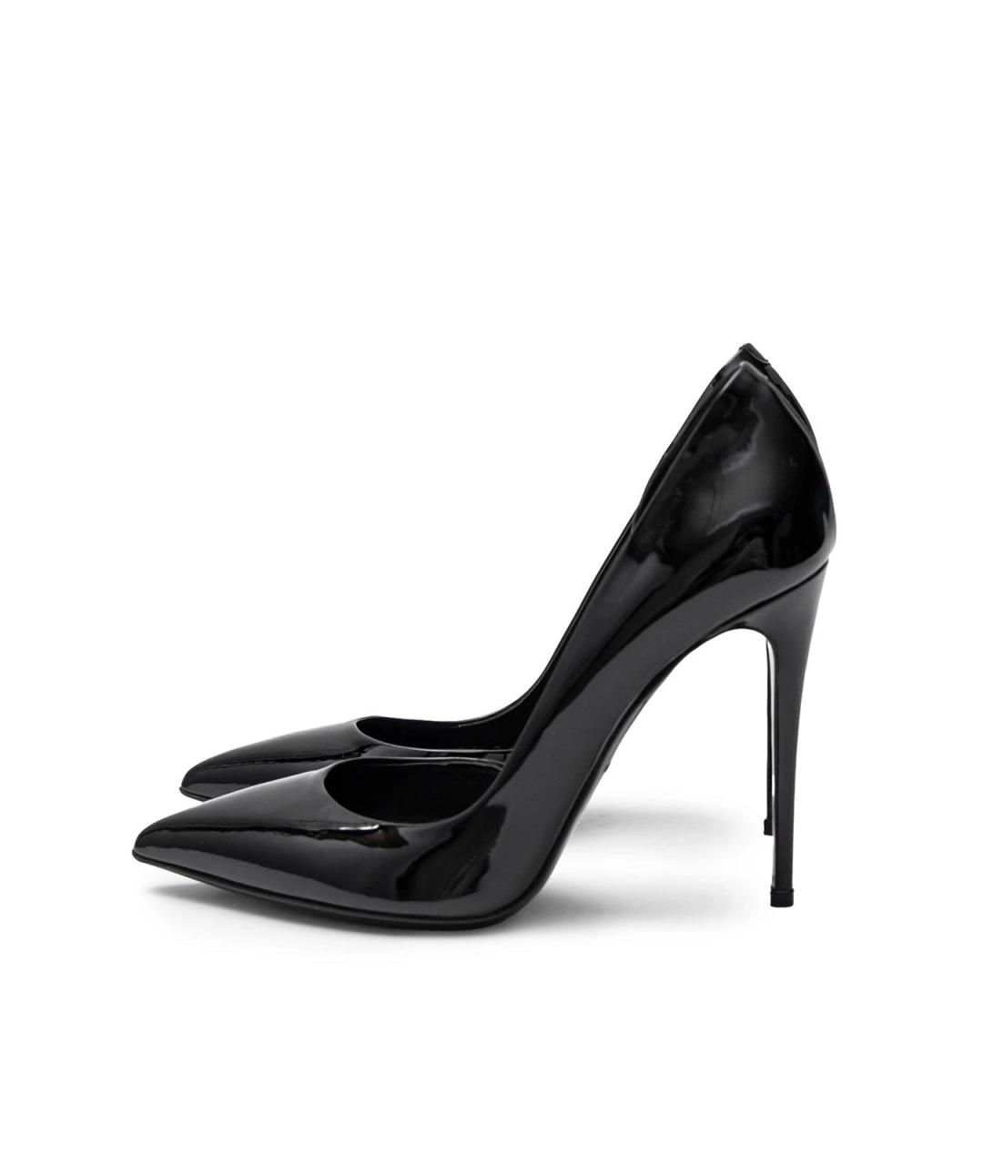 DOLCE&GABBANA Черные кожаные туфли, фото 5