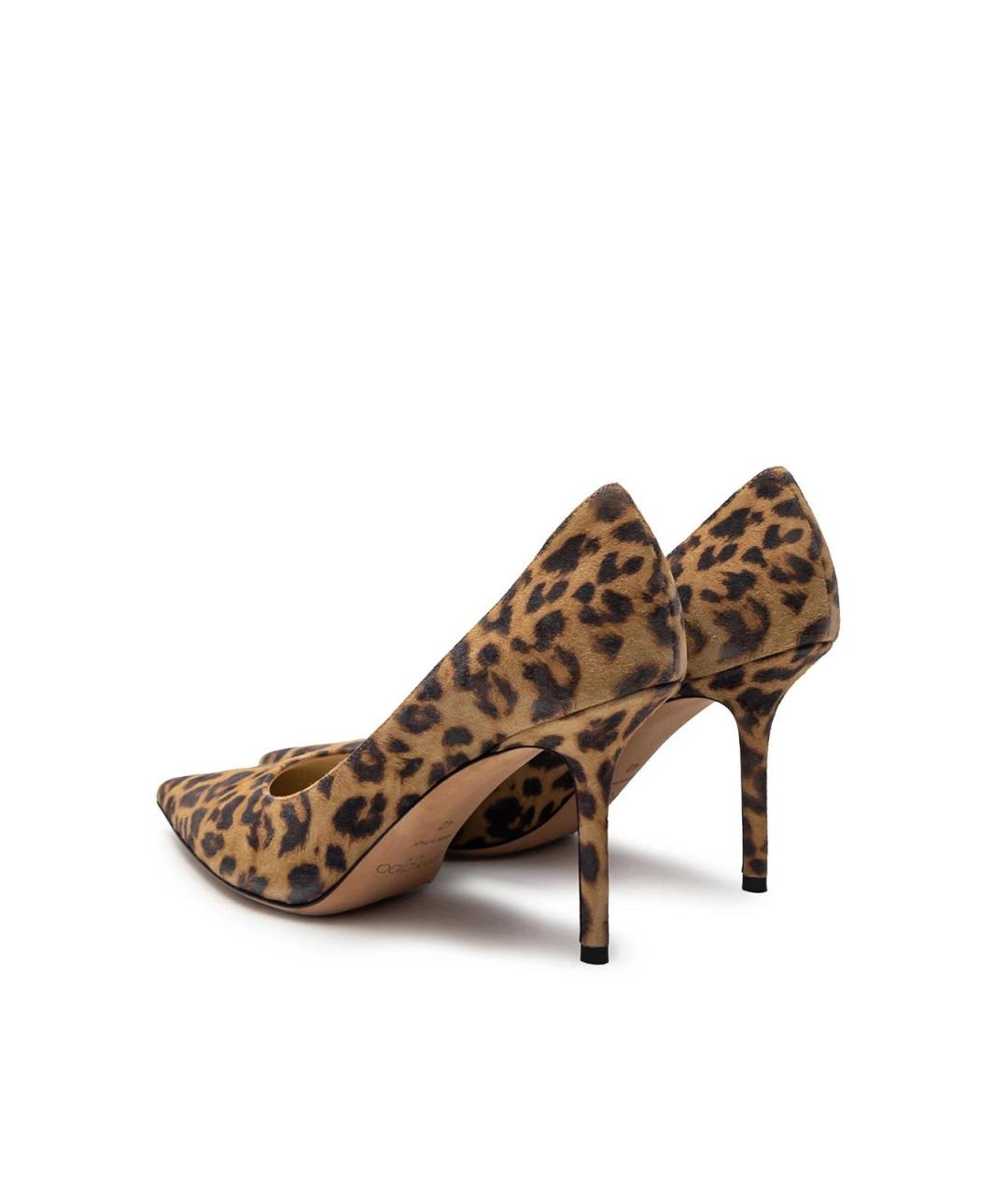 JIMMY CHOO Бежевые замшевые туфли, фото 3