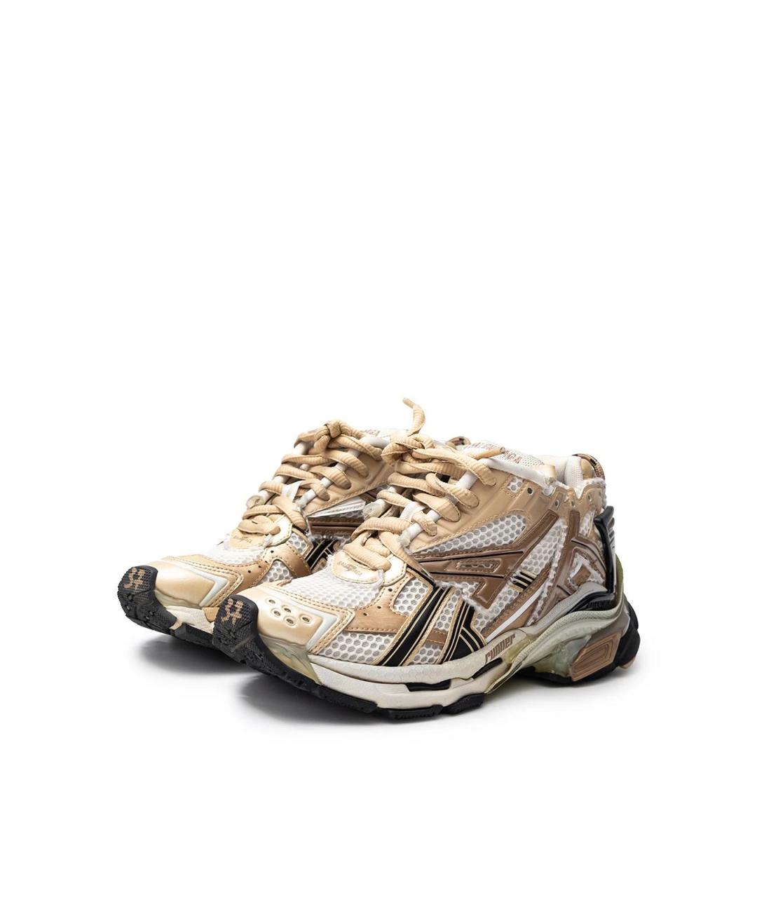 BALENCIAGA Бежевые кроссовки, фото 2