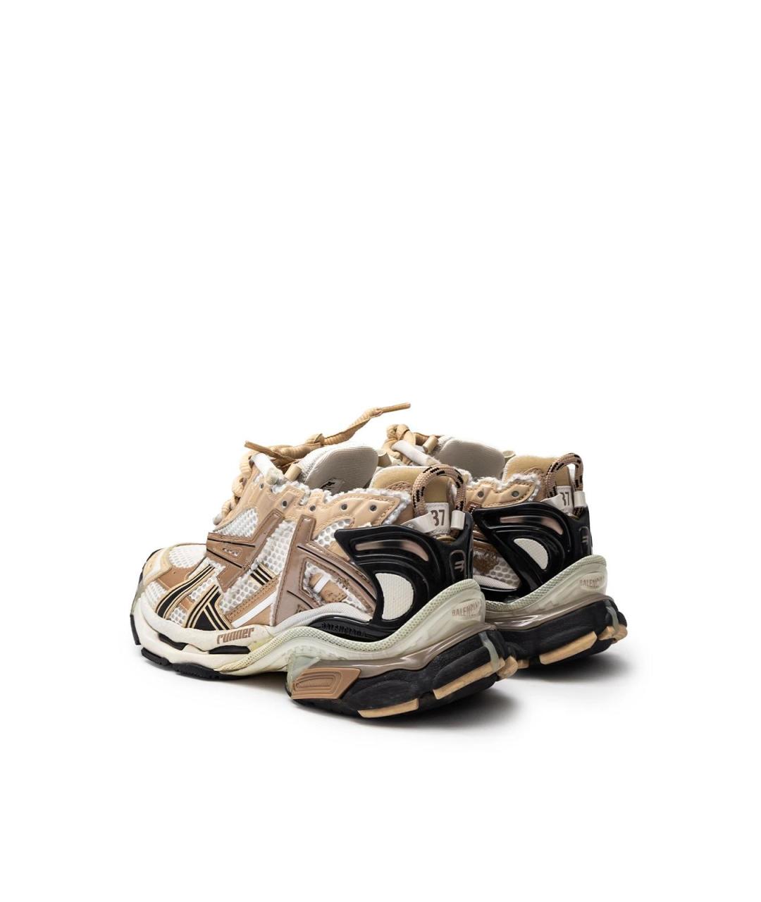 BALENCIAGA Бежевые кроссовки, фото 3