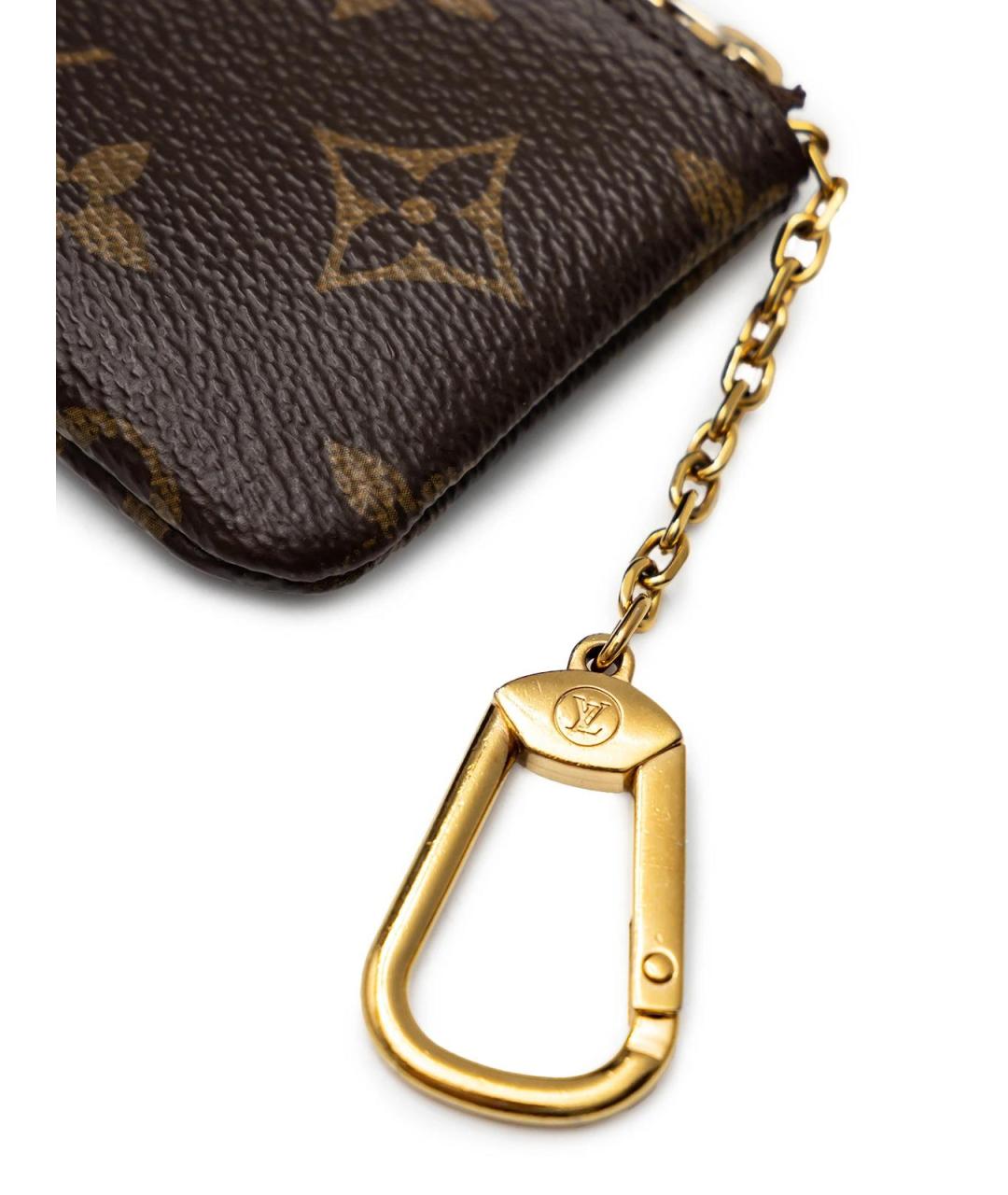 LOUIS VUITTON Коричневая ключница, фото 3