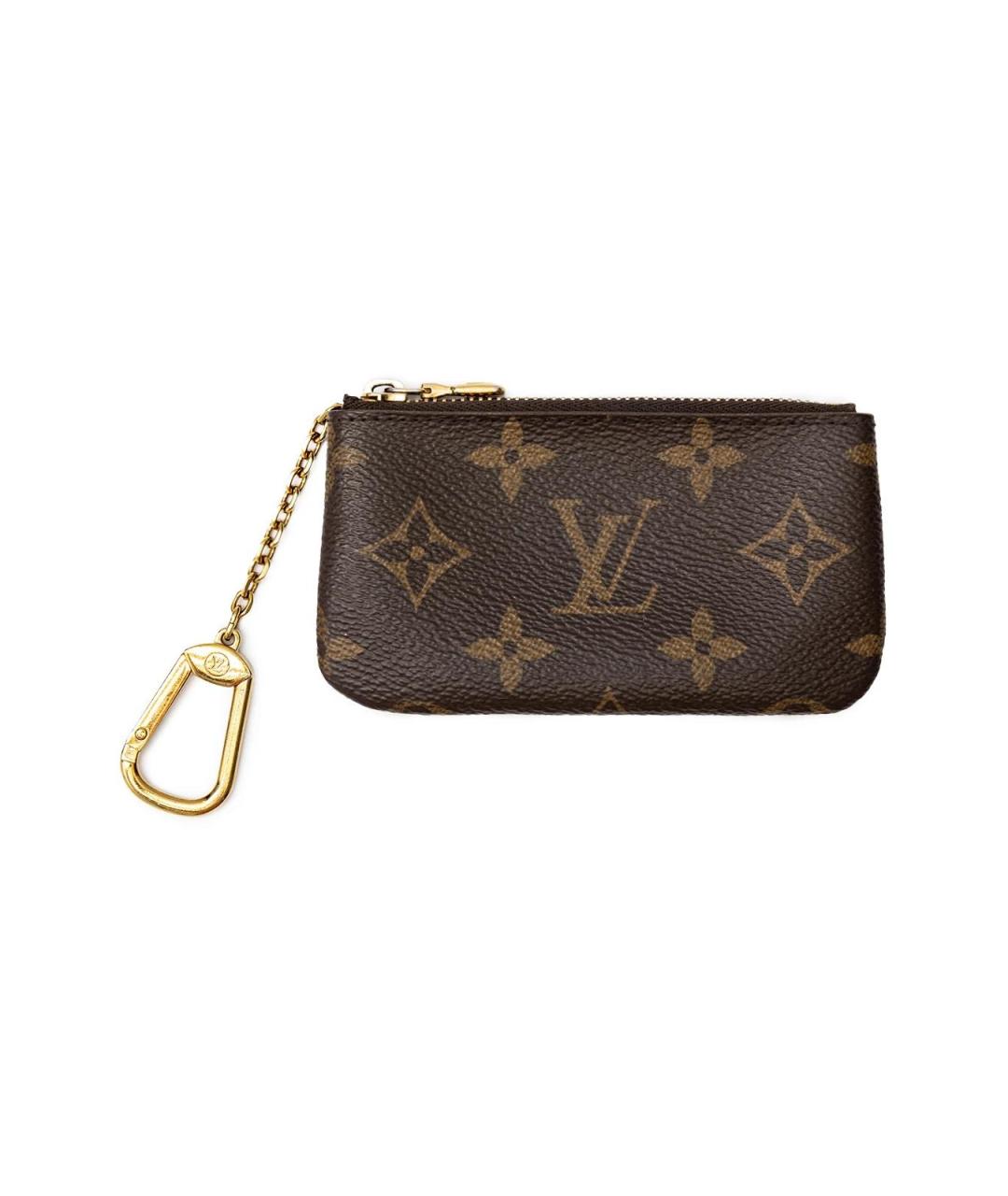 LOUIS VUITTON Коричневая ключница, фото 2