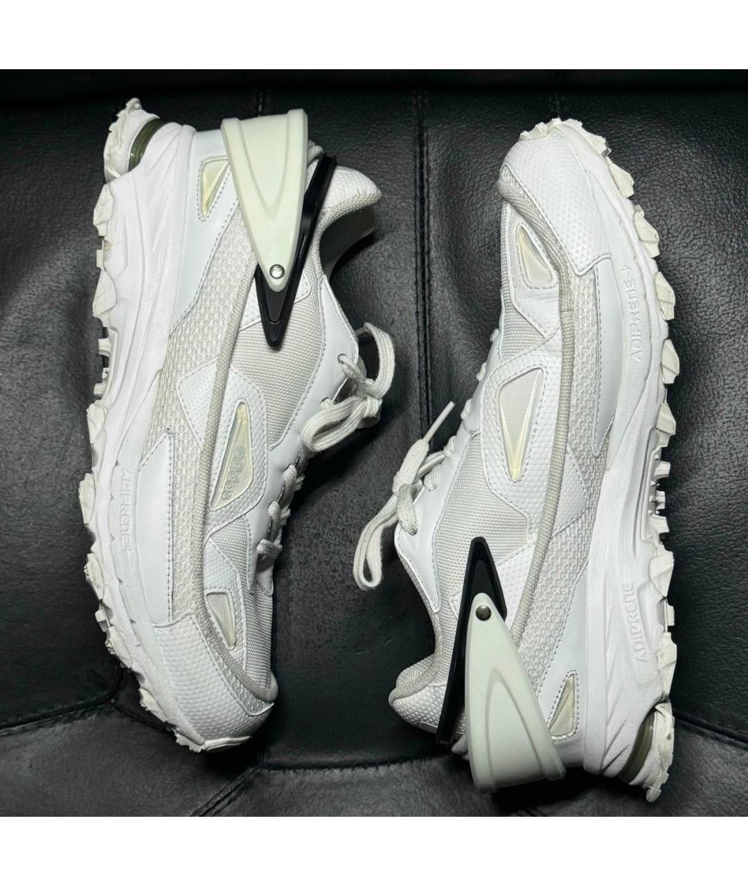 ADIDAS X RAF SIMONS Белые текстильные низкие кроссовки / кеды, фото 3