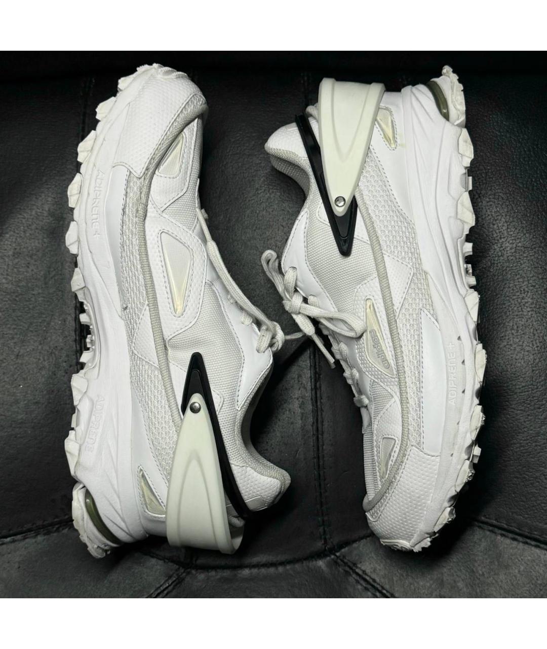 ADIDAS X RAF SIMONS Белые текстильные низкие кроссовки / кеды, фото 4