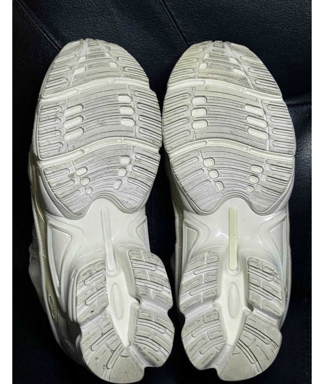 ADIDAS X RAF SIMONS Бежевые текстильные низкие кроссовки / кеды, фото 8
