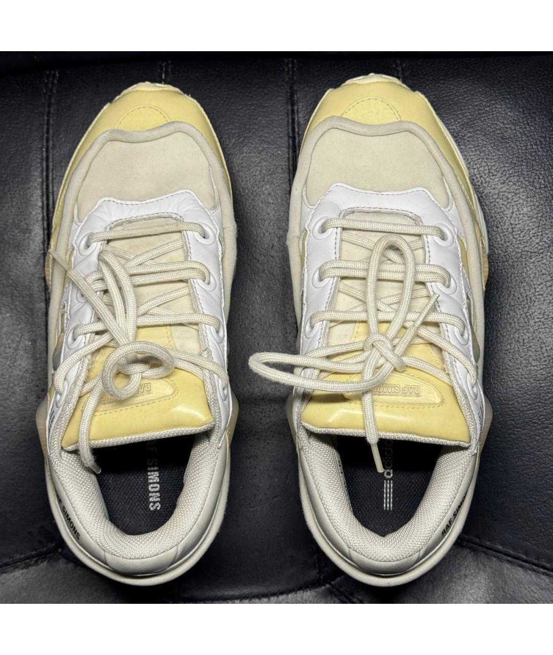 ADIDAS X RAF SIMONS Бежевые текстильные кроссовки, фото 6