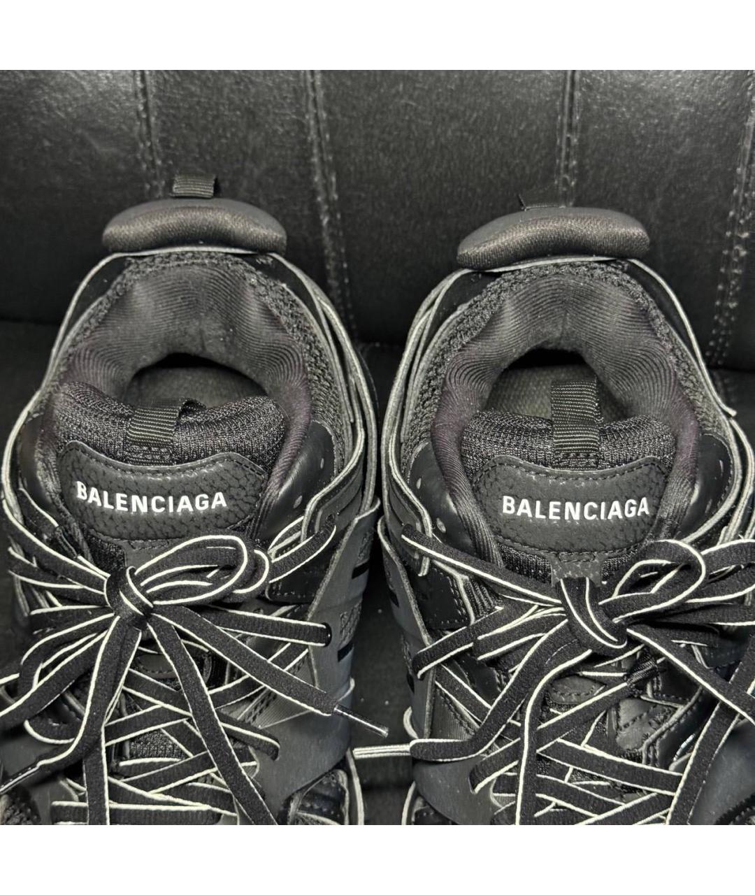 BALENCIAGA Черные текстильные кроссовки, фото 7