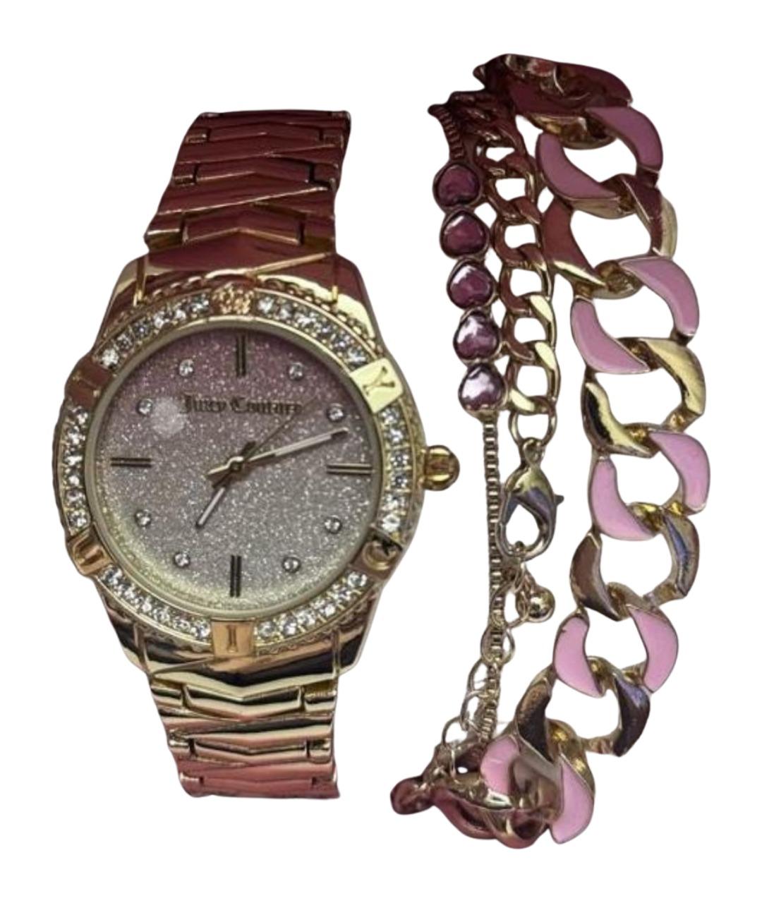 JUICY COUTURE Золотые стальные часы, фото 1