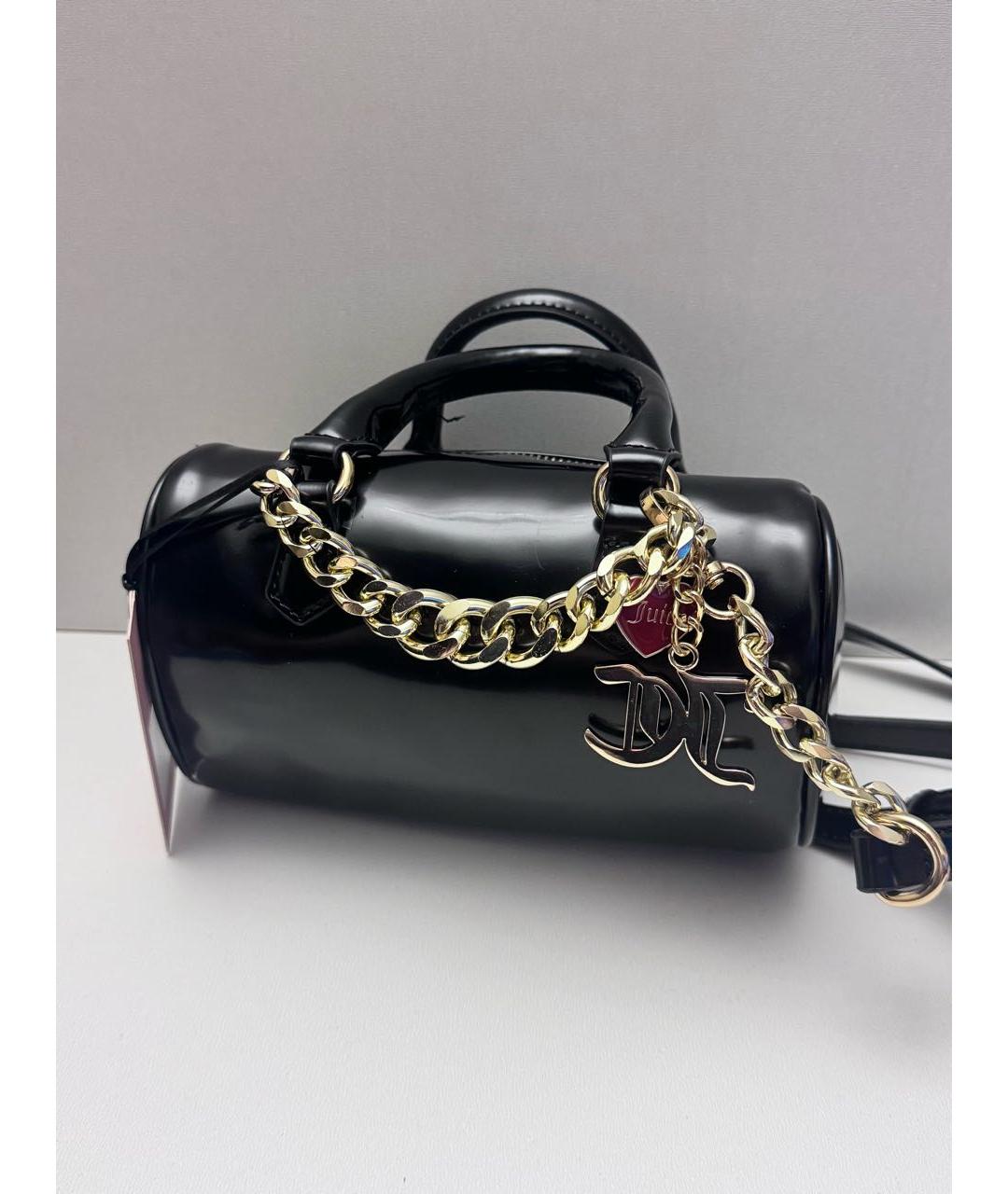 JUICY COUTURE Черная сумка с короткими ручками, фото 6