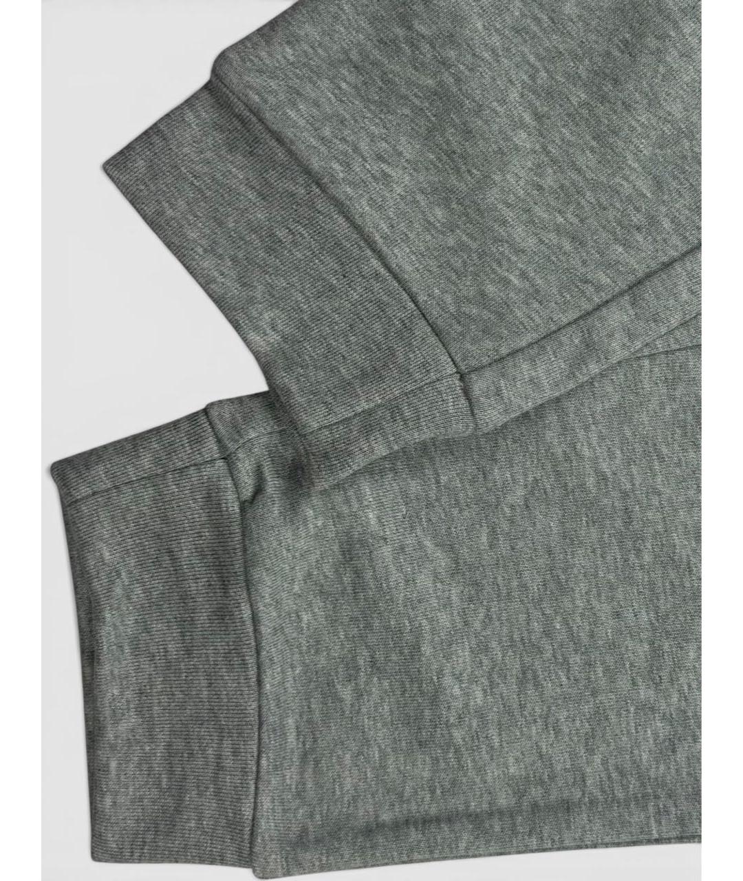 NIKE Серые хлопковые повседневные брюки, фото 3