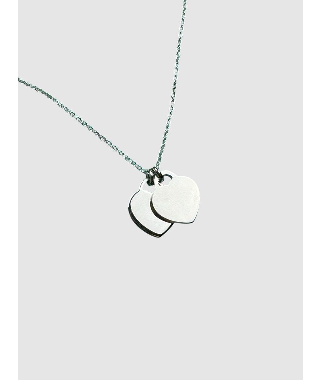 TIFFANY&CO Розовая серебряная подвеска, фото 3
