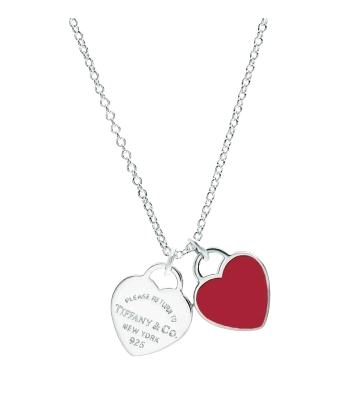 TIFFANY&CO Красное серебряное колье, фото 1