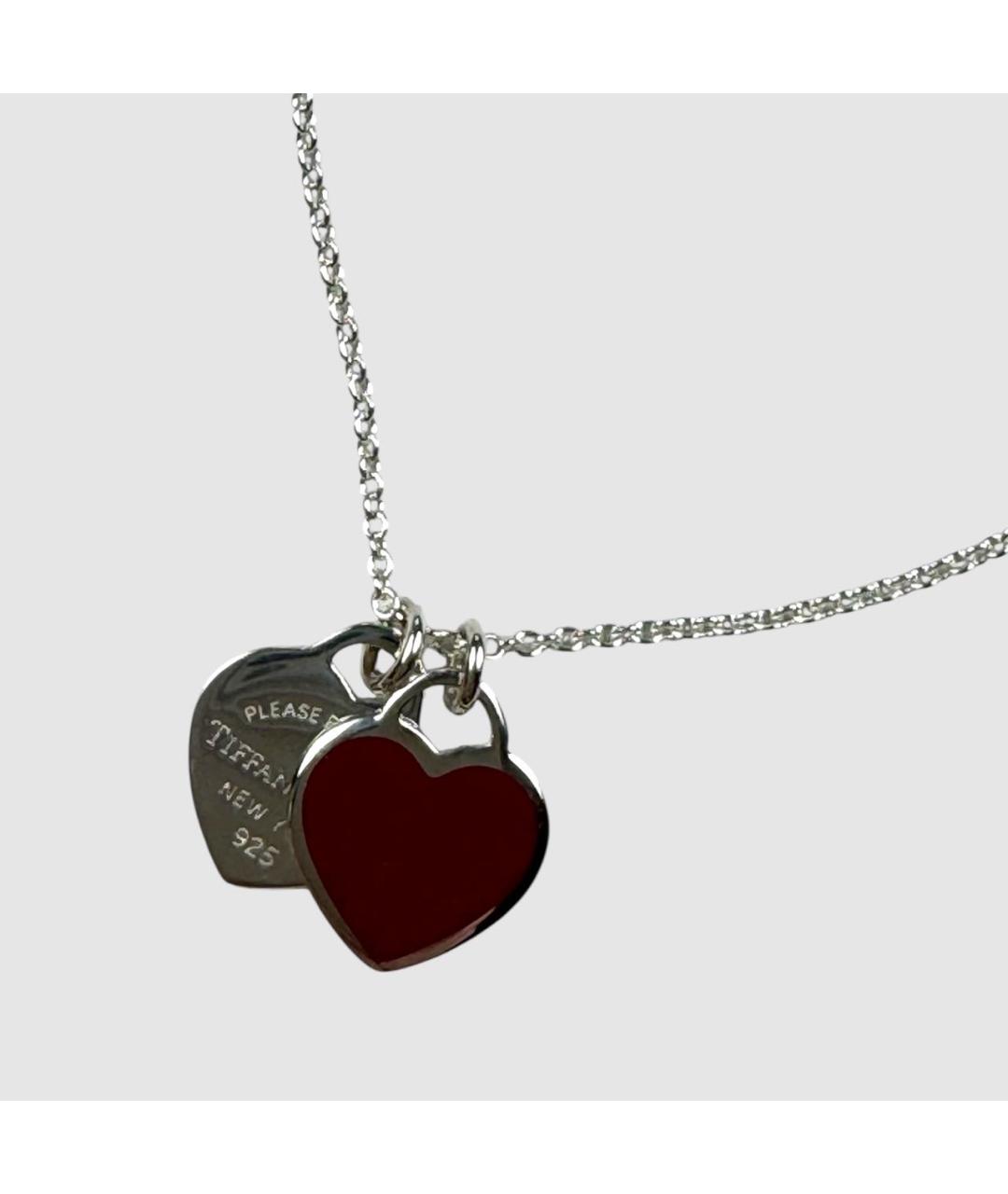 TIFFANY&CO Красное серебряное колье, фото 2