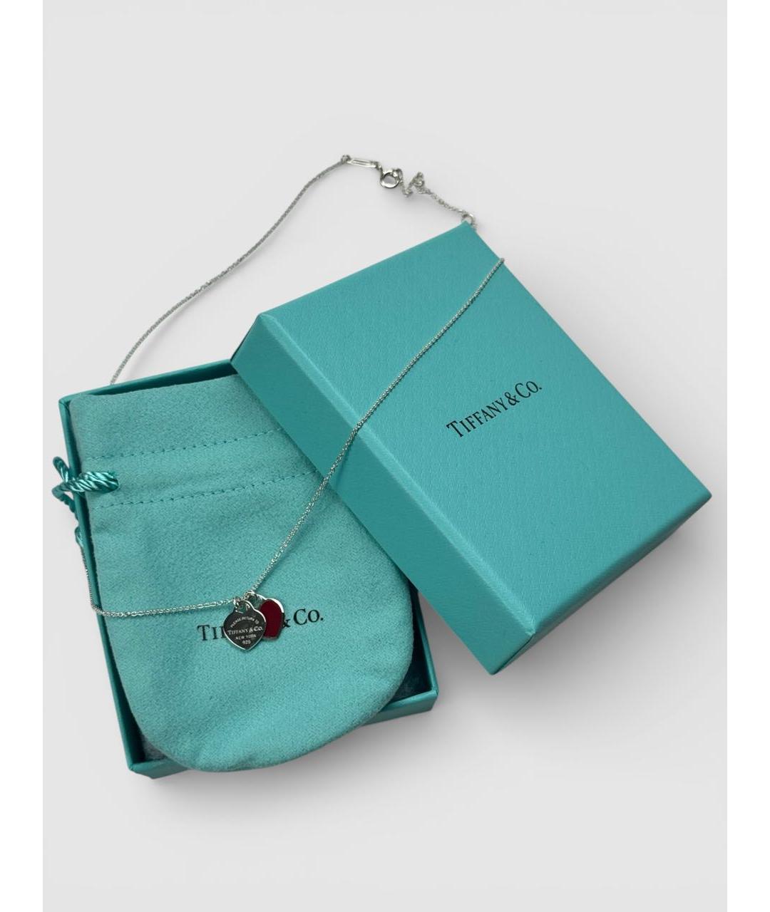 TIFFANY&CO Красное серебряное колье, фото 4