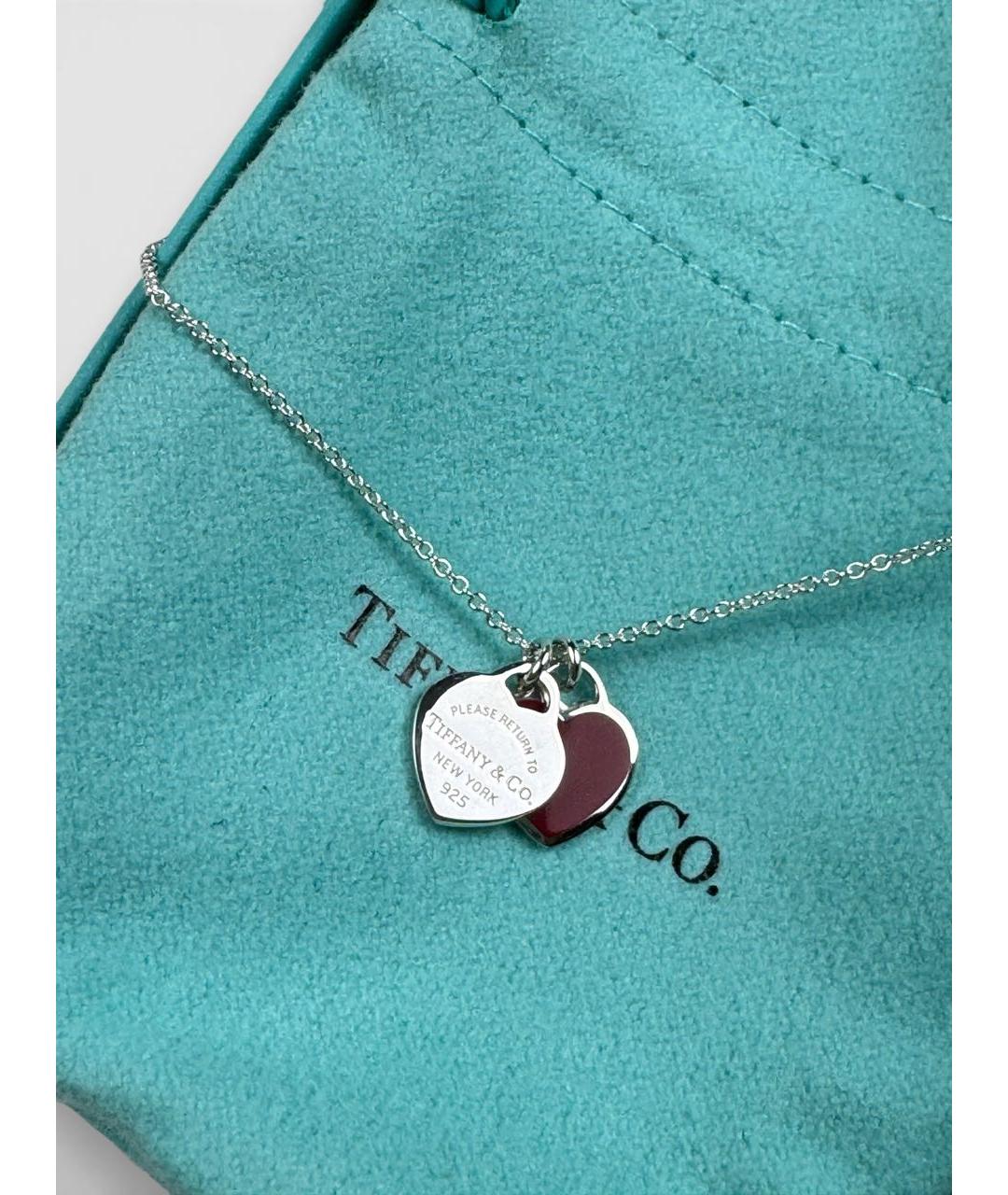 TIFFANY&CO Красное серебряное колье, фото 3