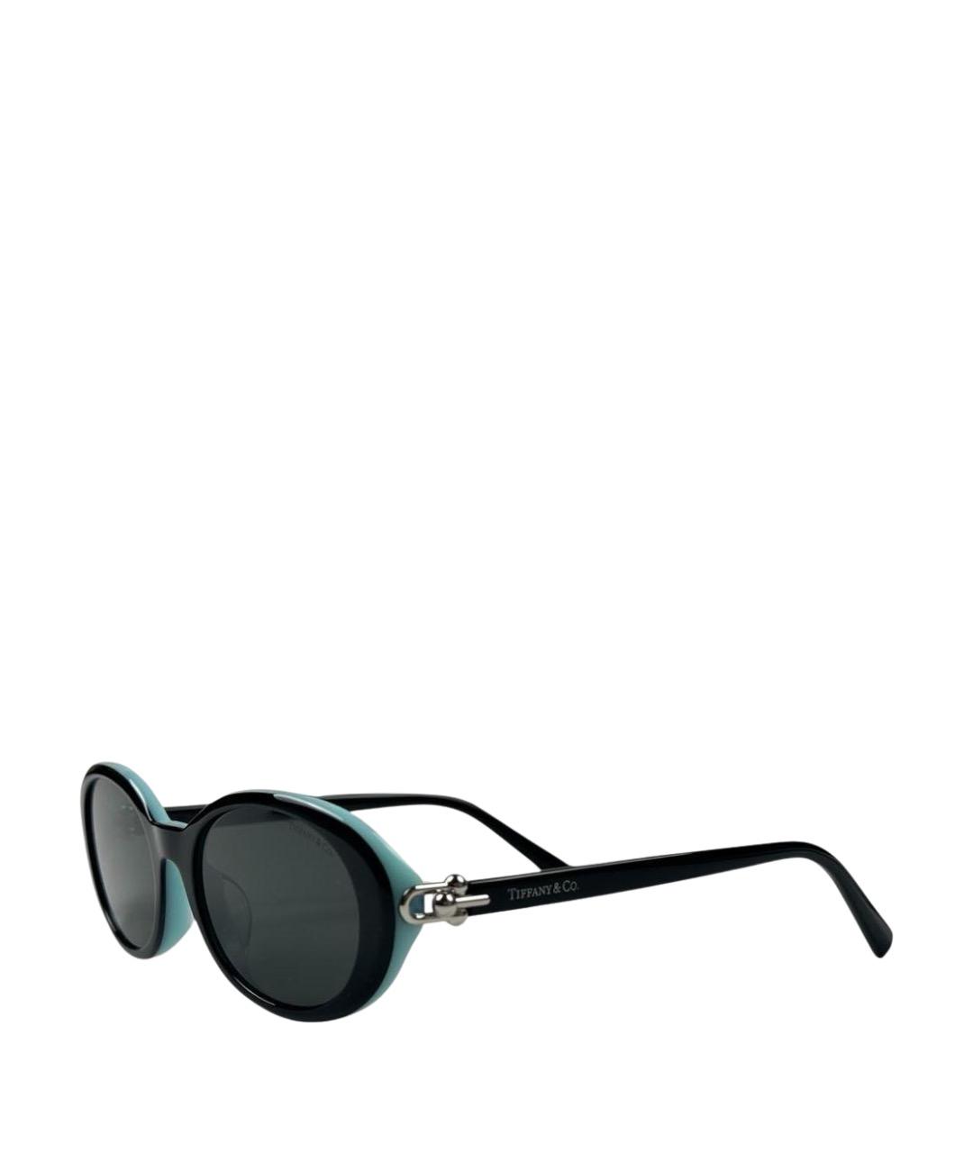 TIFFANY&CO Черные пластиковые солнцезащитные очки, фото 1