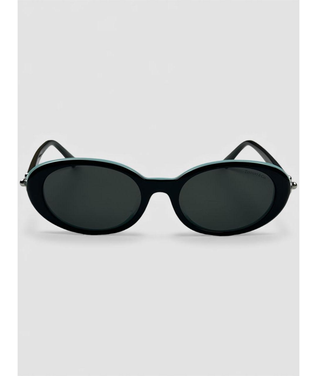 TIFFANY&CO Черные пластиковые солнцезащитные очки, фото 3