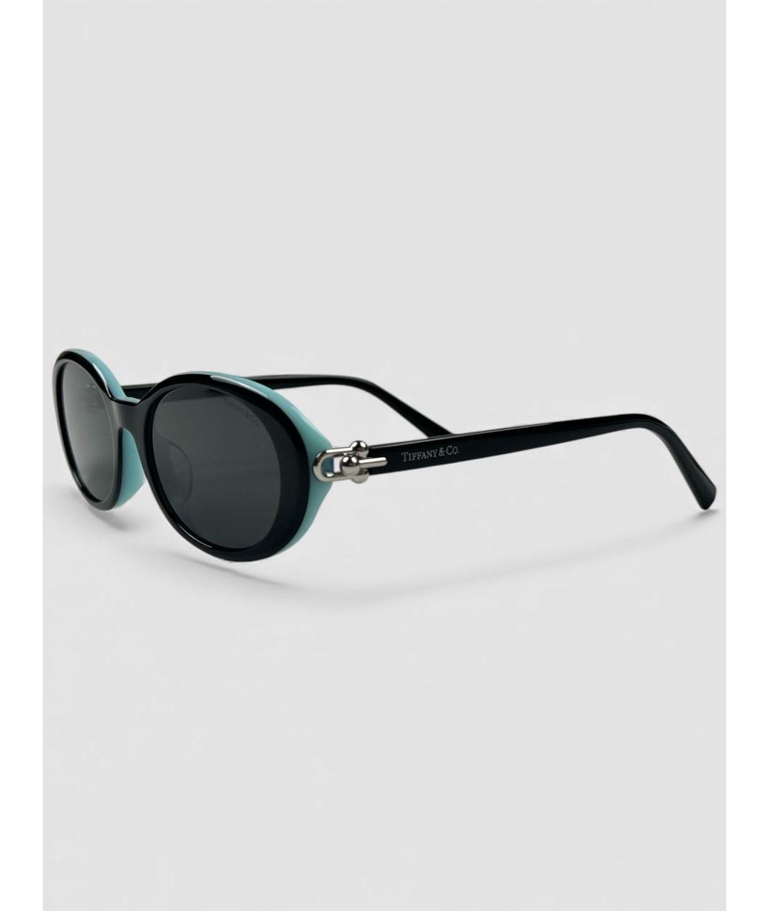 TIFFANY&CO Черные пластиковые солнцезащитные очки, фото 6