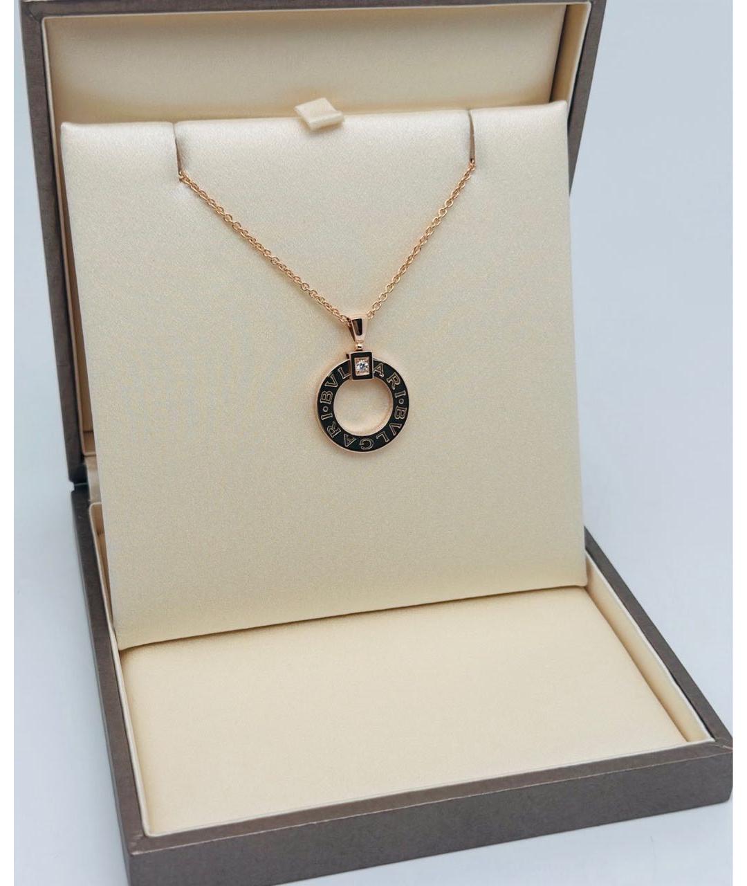 BVLGARI Золотое колье из розового золота, фото 3