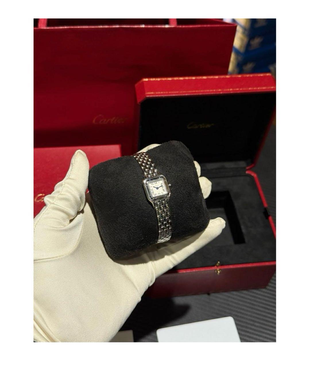 CARTIER Серебряные металлические часы, фото 2